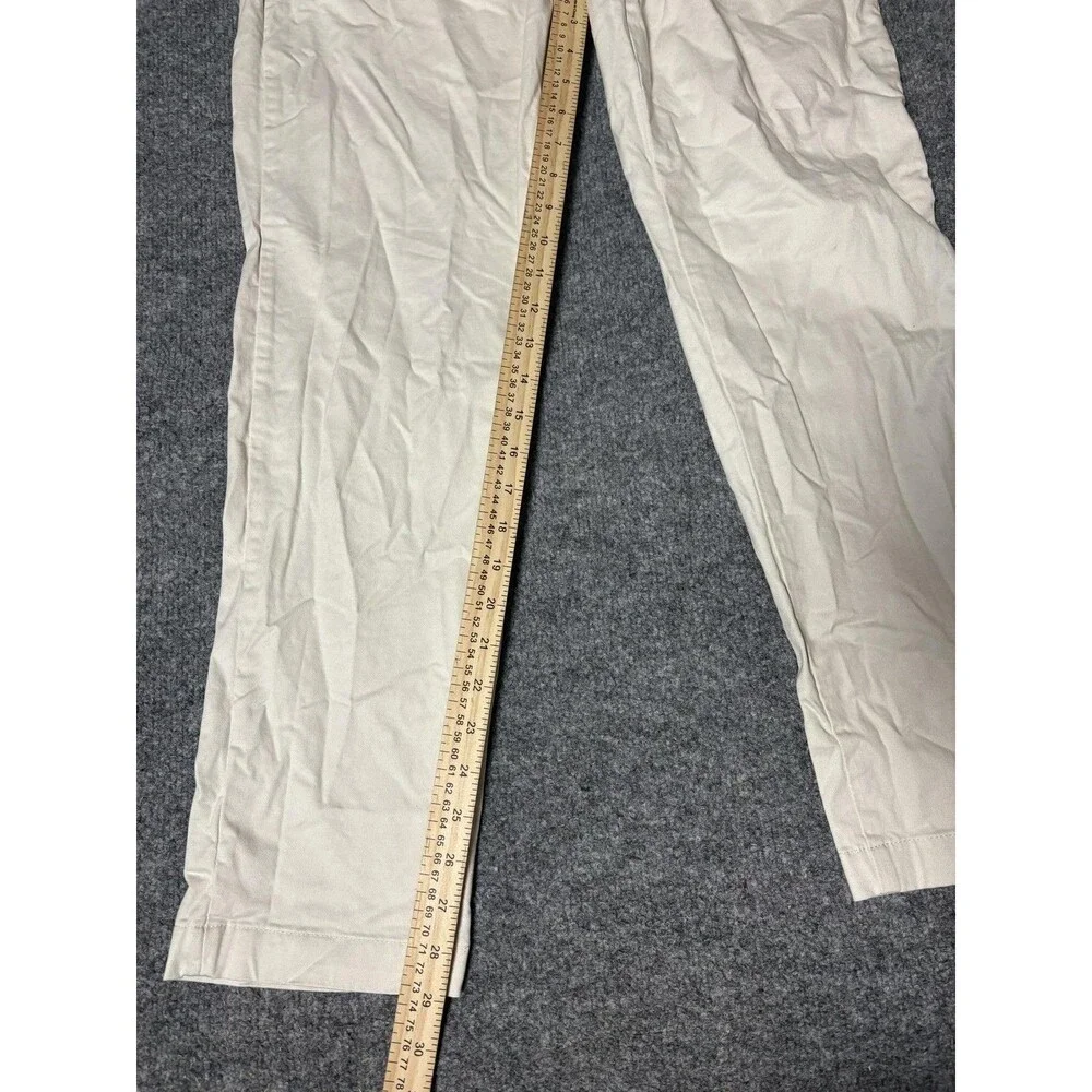 Club Monaco Chino Pants Mens 33x30 Beige Connor Modern Slim Fit Stretch Casual